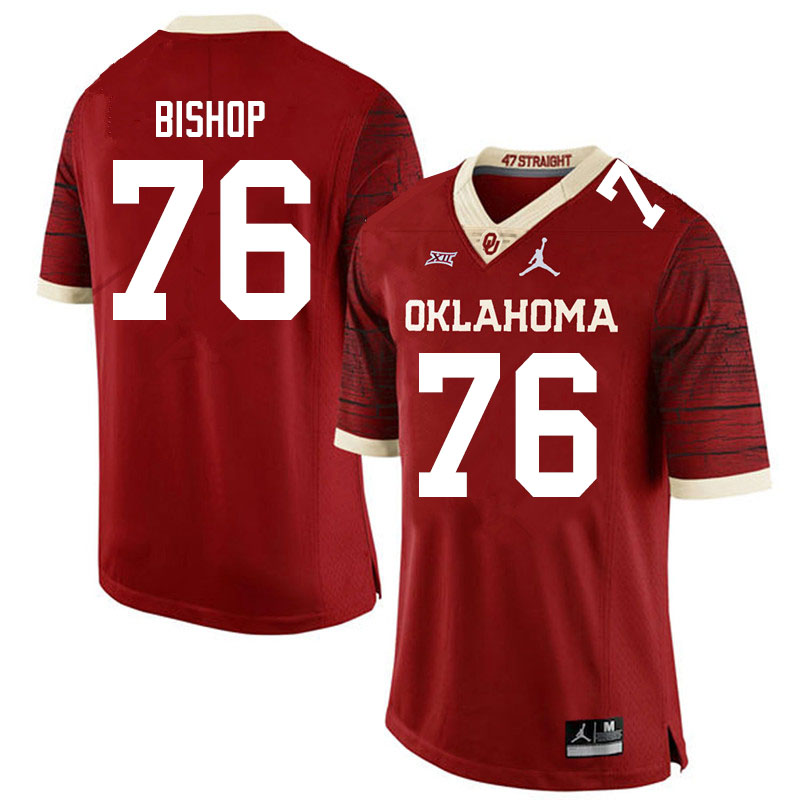 Men #76 Dalton Bishop Oklahoma Sooners Jordan Brand Limited College Football Jerseys Sale-Crimson
